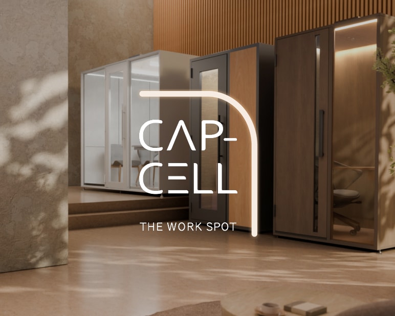 個室ブース・会議ブース「CAP-CELL(カプセル)」シリーズバナー