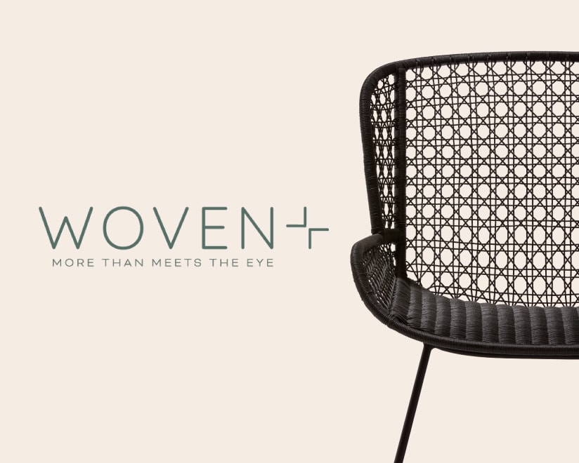 オープンエアな空間を彩る、屋外・屋内用の家具ブランド Woven＋