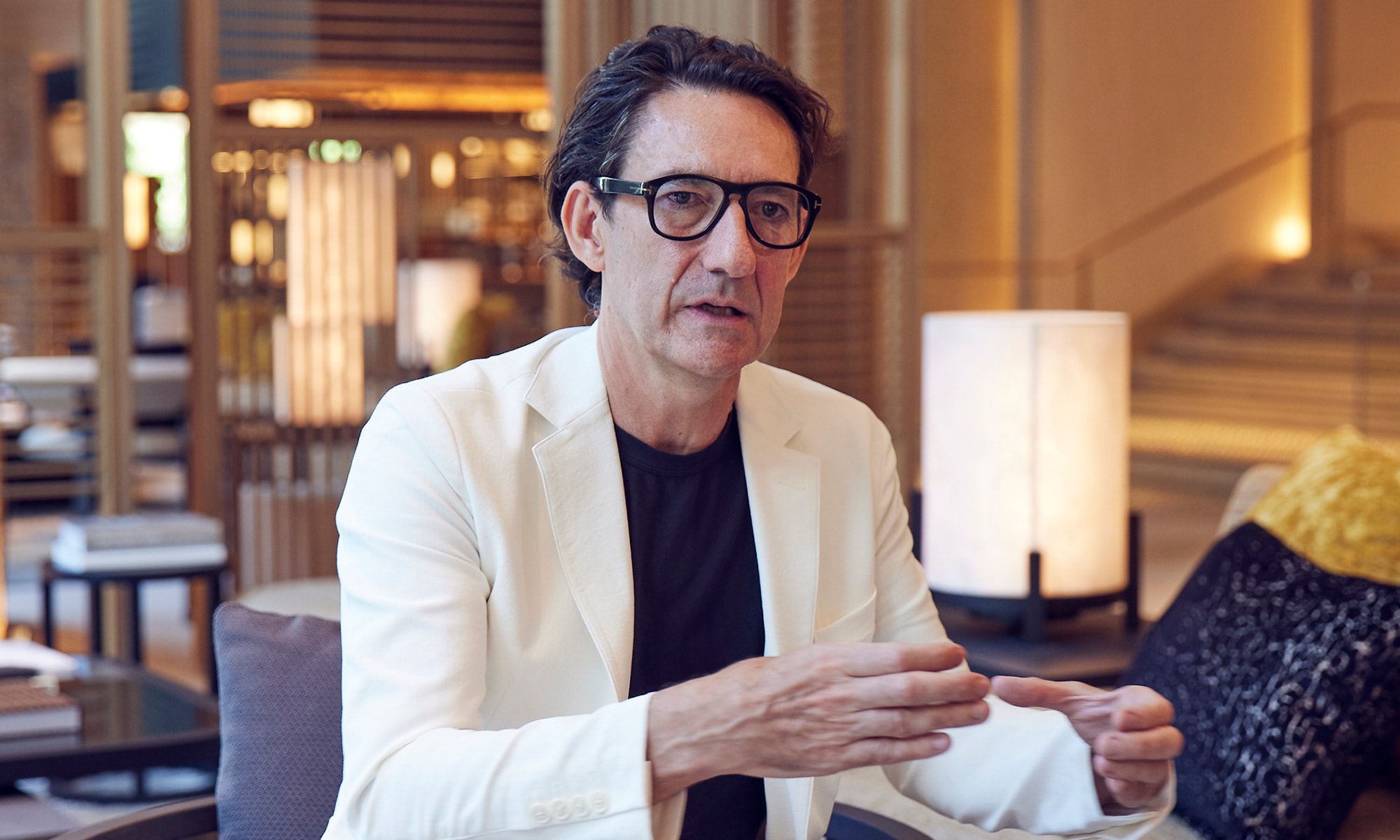 サステナビリティについて語るグエナエル・ニコラ氏