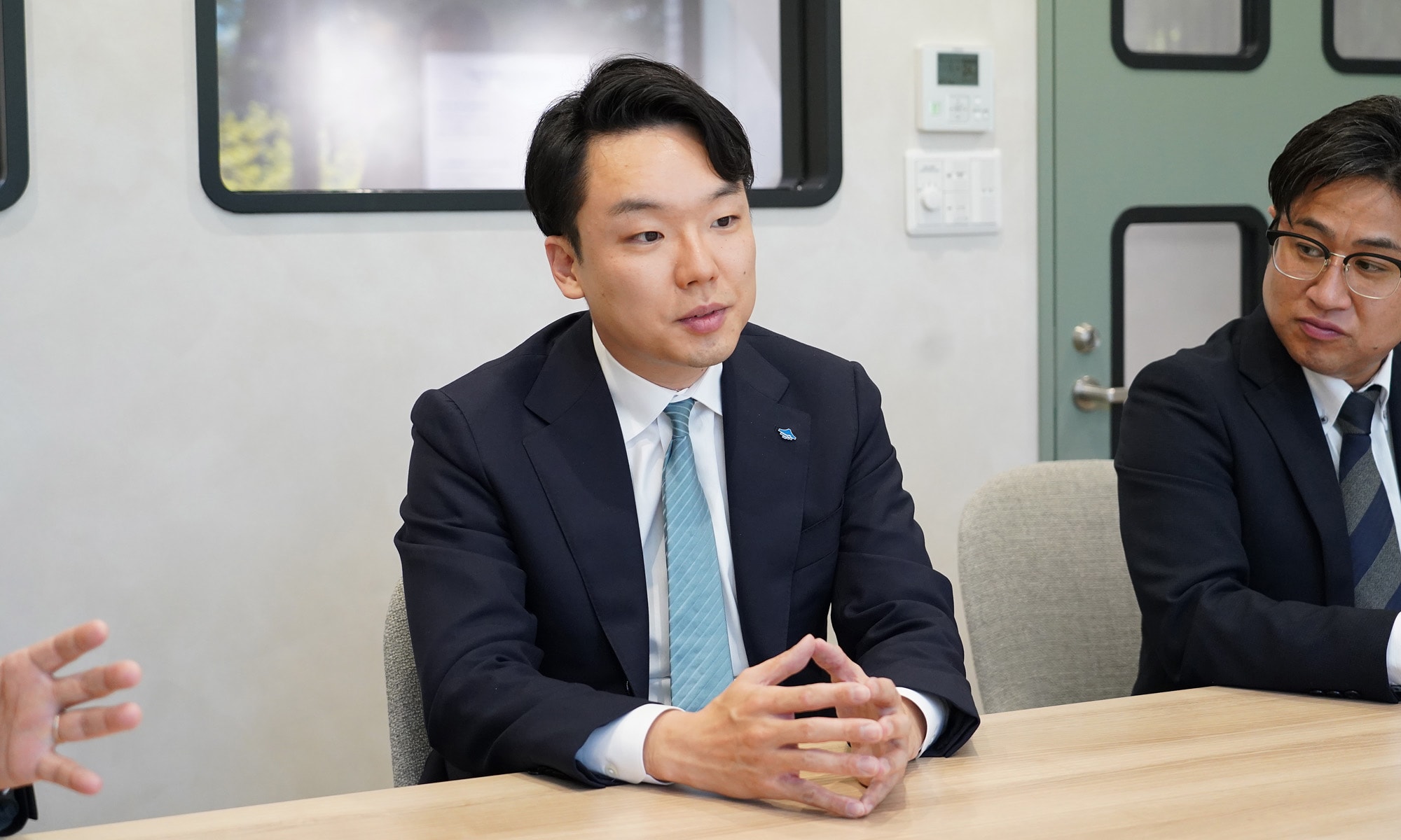 自社の社風と価値観を語る、堀内さん