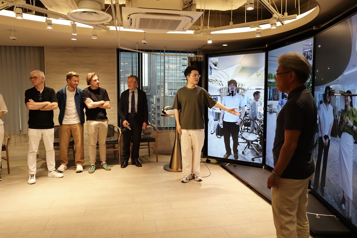 VR活用の空間提案体験の様子