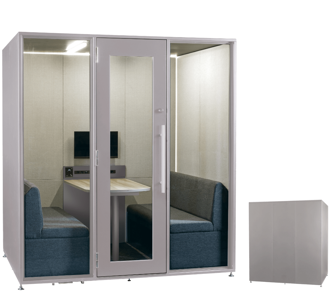 個室ブースバリエーション3 グレー