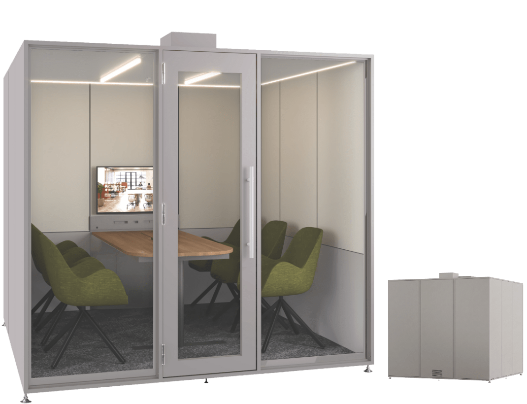 個室ブースバリエーション4 グレー