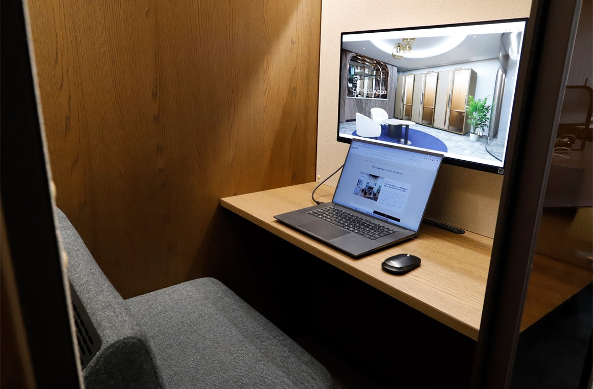 CAP-CELL WOODの業務に最適な空間