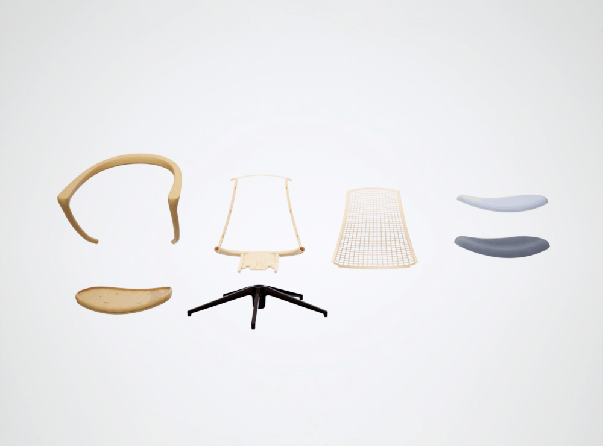 WonW Chair 分解設計のイメージ