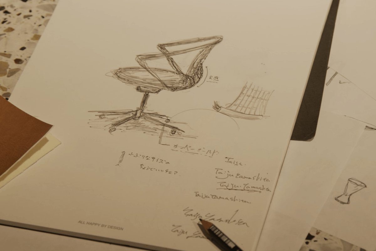 WonW Chair スケッチ画像
