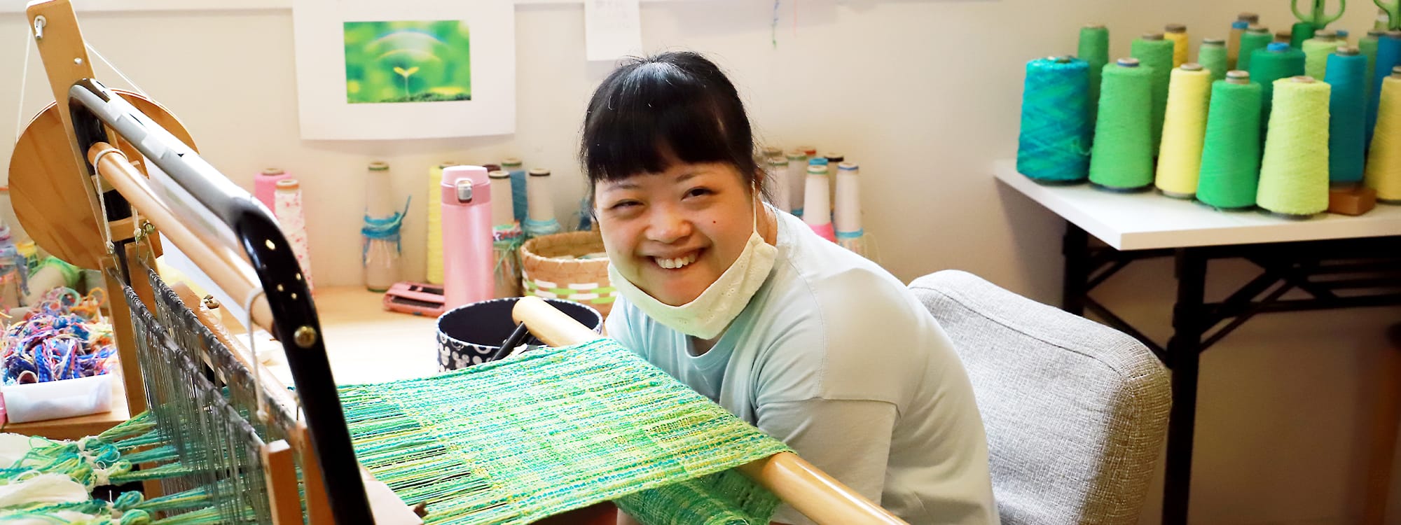 「有松鳴海絞り」×「手織り」のコラボレーションで生まれるアートパネル