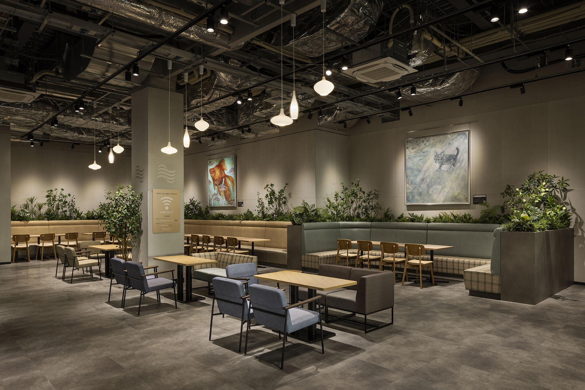 エリアごとに個性を持つ、訪れる人の過ごし方に寄り添う空間 － オリバー 商環境プロジェクト事例