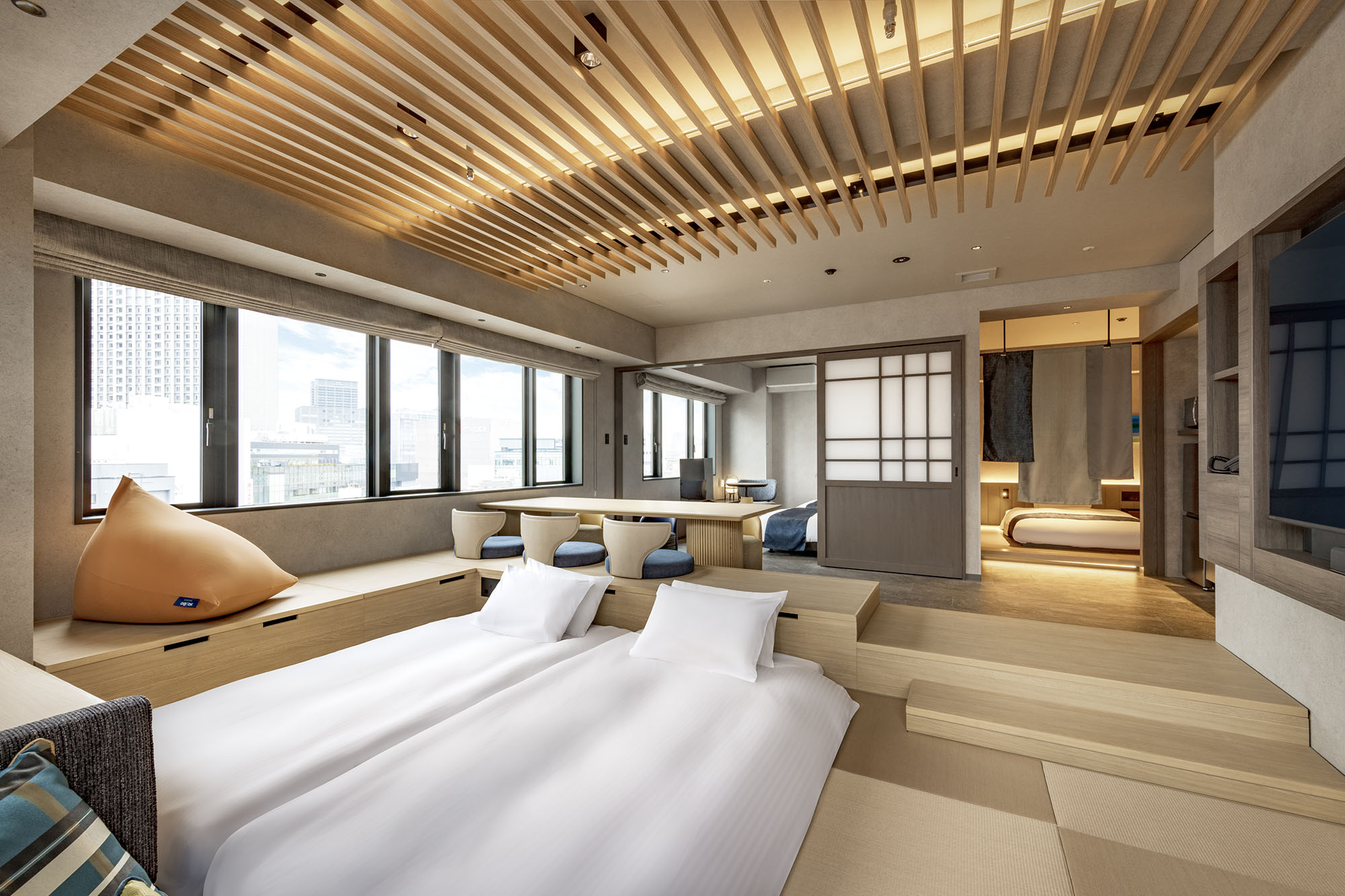 「うらなんば」らしさを感じる、街の魅力あふれる空間 － オリバー 宿泊プロジェクト事例