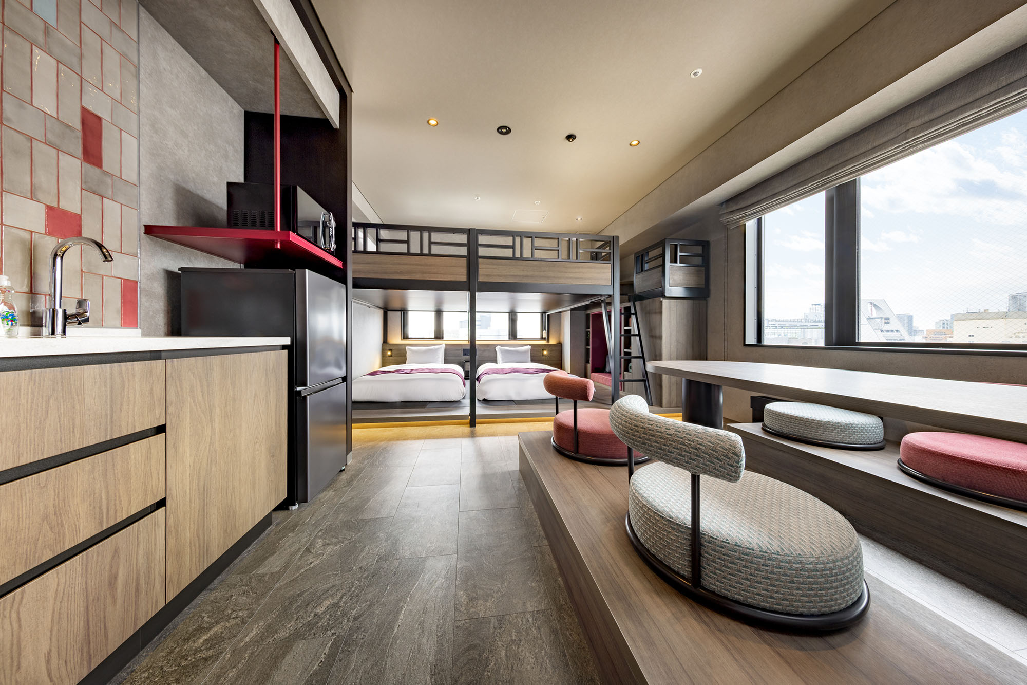 「うらなんば」らしさを感じる、街の魅力あふれる空間 － オリバー 宿泊プロジェクト事例