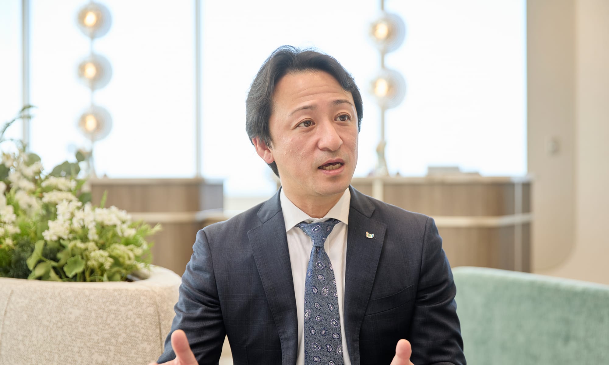 イムスグループの強みを語る、金林さん