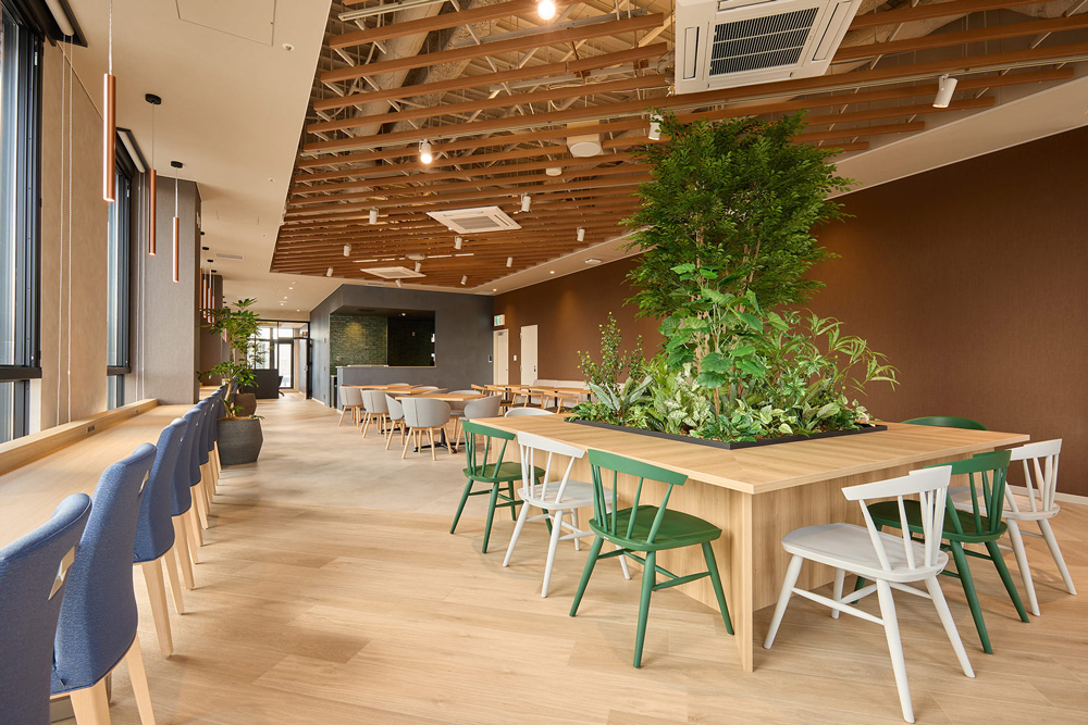 スタッフ休憩エリア｜納入事例｜HEALTHCARE by oliver